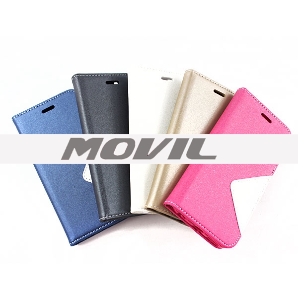 NP-2463 Costura  Tirón Funda con imanes para iPhone 6-13
